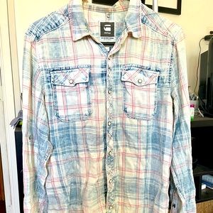G-Star Raw Country Western Shirt Size M